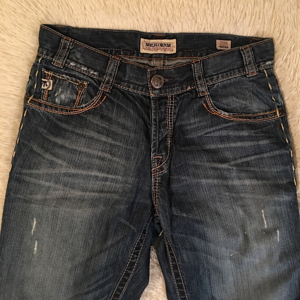 MEK DNM men’s boot cut jeans || size 32 x34